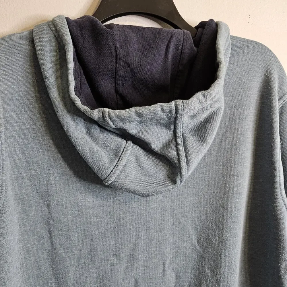 The North Face Mountain Athletics Full Zip Up Hoodie Mens Small light blue
